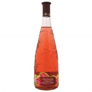 Wino Kwiaty Moldawskie Semi Sweet Moscato Rose Różowe Półsłodkie 0,75L 11,5%