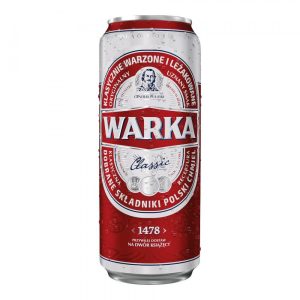 Piwo Warka Jasne Pełne 0,5 L Puszka  