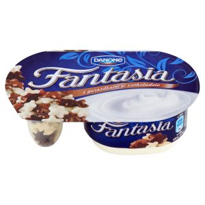 Danone Fantasia Jogurt kremowy ze zbożowymi gwiazdkami w czekoladzie 106 g