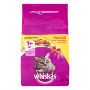 Whiskas Kurczak  1,4 kg.sucha karma