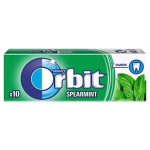 Guma Orbit SPEPERMINT do żucia bez cukru 14g.(10 drażetek)