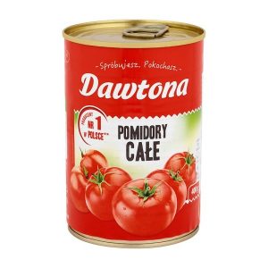 Dawtona Pomidory całe 400 g bez skórki/Puszka