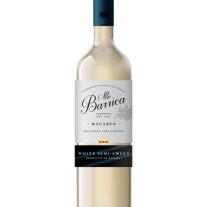 Wino Alto Barrica Semi Dry White Białe Półwytrawne (MACABEO) 0,75L 11,5 % (Hiszpania)