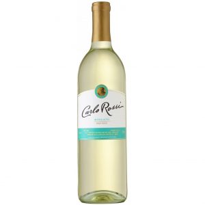 Wino Carlo Rossi Białe Słodkie 0,75 L  8,5 % but../12 szt