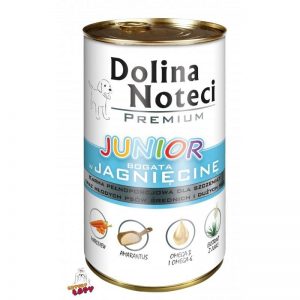 DOLINA NOTECI Premium Junior bogata w jagnięcinę – 400g