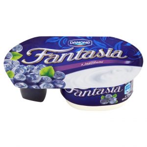 Danone Fantasia Jogurt kremowy z jagodami 122 g