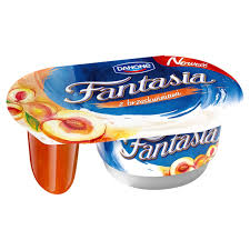 Danone Fantasia Jogurt kremowy z brzoskwiniami 122 g