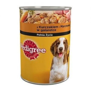 PEDIGREE  z kurczakiem i marchewką w galaretce 400g