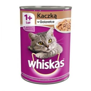 WHISKAS Kaczka i marchew w galaretce 400g karma dla kotów