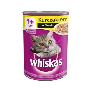 WHISKAS Kurczak w sosie 400g