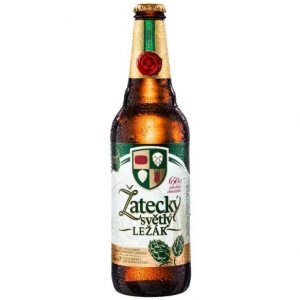 Piwo Zatecky Svetly Lezak 0,5 l. but. zwr.