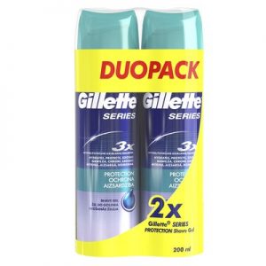 Gillette Series, Protection, żel do golenia, zestaw 2x 200 ml