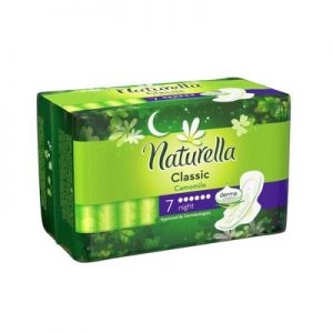 Naturella Classic Night, podpaski higieniczne ze skrzydełkami, 7 sztuk