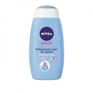 Nivea Baby Kremowy, pielęgnujący płyn do kąpieli dla dzieci, 500ml (niebieska but)