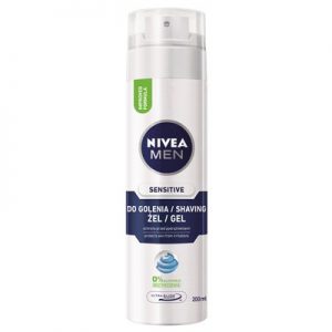 Nivea For Men Sensitive, łagodzący żel do golenia cera wrażliwa, 200ml