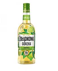 Wódka Żołądkowa Gorzka Rześka  Limonka z Miętą 0,5L 30%