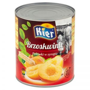 Brzoskwinie Połówki w syropie 820g Kier