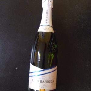 Wino Musujące Alto Barrica Cava Brut 0,75L15%  białe wytrawne  ( Hiszpania)