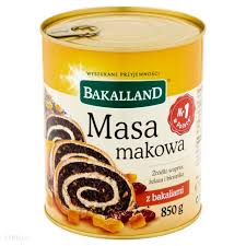 Masa makowa z bakaliami 850g Bakalland