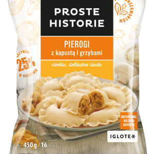 Pierogi z kapustą i grzybami 450g (Proste Historie)