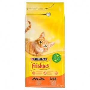 FRISKIES kurczak z warzywami 1,7 kg sucha karma dla kota