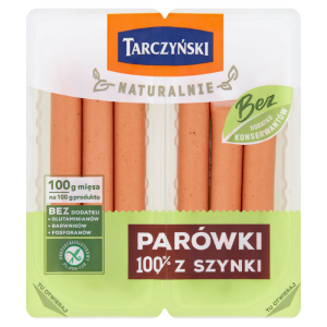 Parówki Naturalne z Szynki 100% mięsa Tarczyński  2x100g  