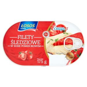 Filety  Śledziowe  w Sosie Pomidorowym 175g  (puszka) Łosoś  