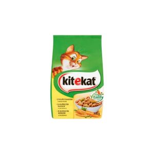 KITEKAT  kurczak z warzywami 300 g sucha karma  dla kota  