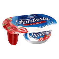 Danone  Fantasia Jogurt Kremowy Truskawkowa  118 g  