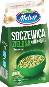 Soczewica Zielona  400g Melvit  