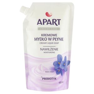 Mydło w płynie kremowe Fiołek  Apart 400 ml. (zapas)  